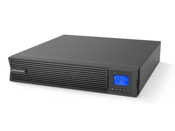 PowerWalker VFI 1500 ICR IoT, Taajuuden kaksoismuunnos (verkossa), 1,5 kVA, 1500 W, Sini, 110 V, 300 V