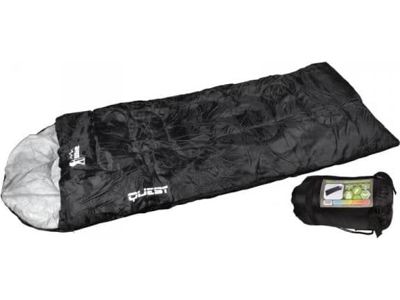 Royokamp Quest mummy quilt turist sovepose, svart