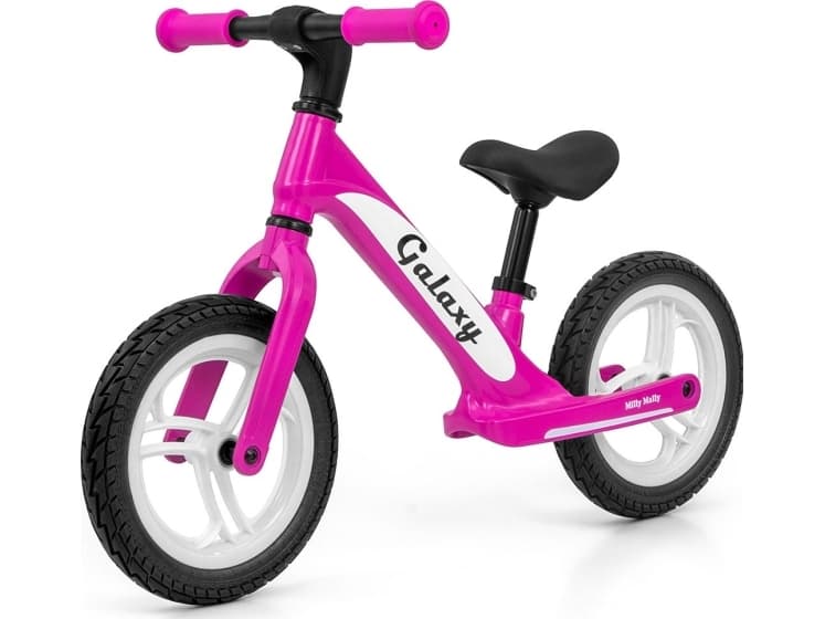 Milly Mally Balance Bike Galaxy Pink NEW magnesium