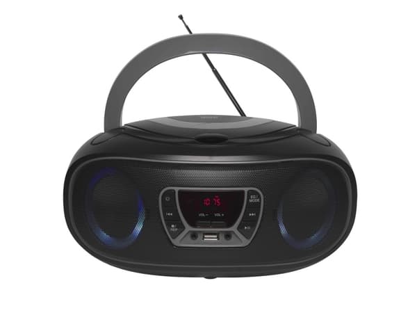 Denver TCL-212BT GREY, 1,19 kg, Musta, Harmaa, Kannettava CD-soitin