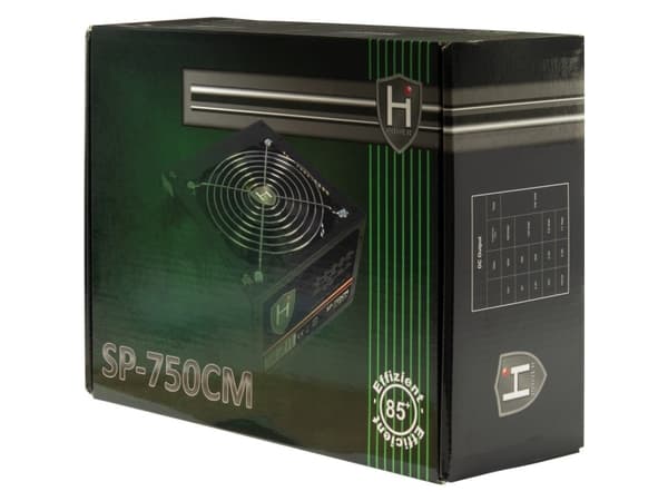 HiPower SP-750CM - Strømforsyning (intern) - ATX12V 2.3 - AC 100/240 V - 750 watt - aktiv PFC