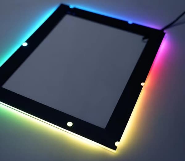 Lamptron ATX Mainboard ARGB LED Frame - svart