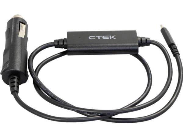 CTEK 40-464 #####USB-C latauskaapeli Savukkeensytytin (sisähalkaisija 21 mm) CS FREE USB-C latauskaapeli, 12V liitin