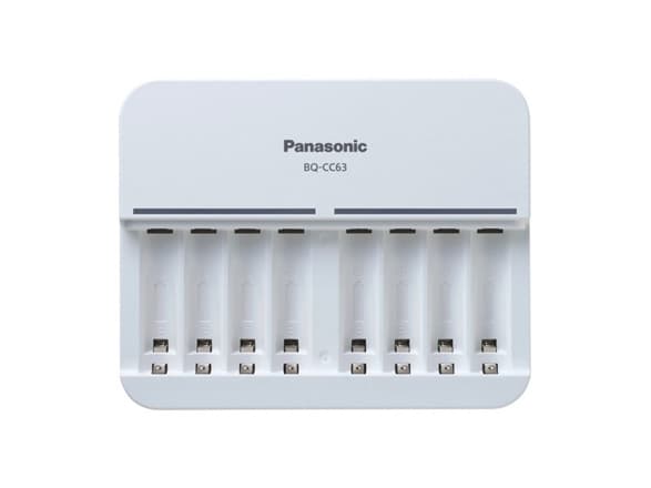 Panasonic eneloop BQ-CC63E - Batterilader - 8 x batterier lader - 1.5 A
