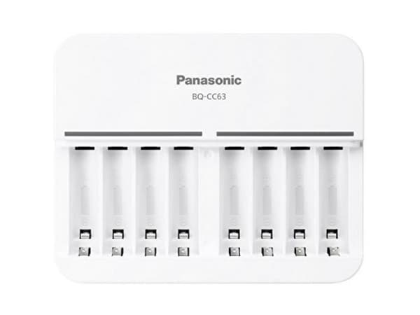 Panasonic eneloop BQ-CC63E - Batterilader - 8 x batterier lader - 1.5 A