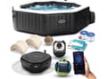 Pikkukuva 2 / 3: Intex PureSpa Jet & Bubble Deluxe, 795 L, 4 henkilö(t), Kahdeksankulmainen, Pore/suihkuhieronta, PVC-muovi, Musta