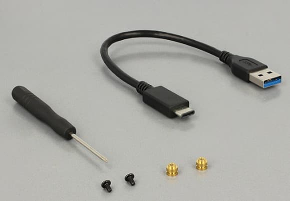 Delock - Förvaringslåda - M.2 Card - USB 3.1 (Gen 2) - svart
