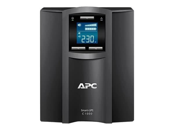 APC Smart-UPS C 1000VA LCD - UPS - AC 230 V - 600 Watt - 1000 VA - USB - output-stikforbindelser: 8 - sort - for P/N: AR3103, AR3103SP, AR3106SP, AR3