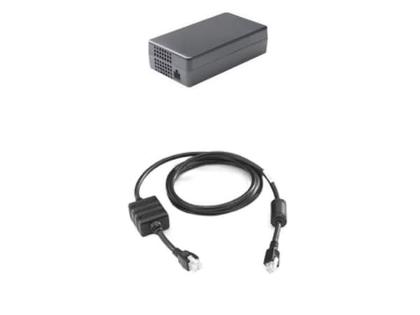 Zebra 4-Slot Charge Only Locking Cradle - Laddställ till handdator + strömadapter - för Zebra EC50, EC55