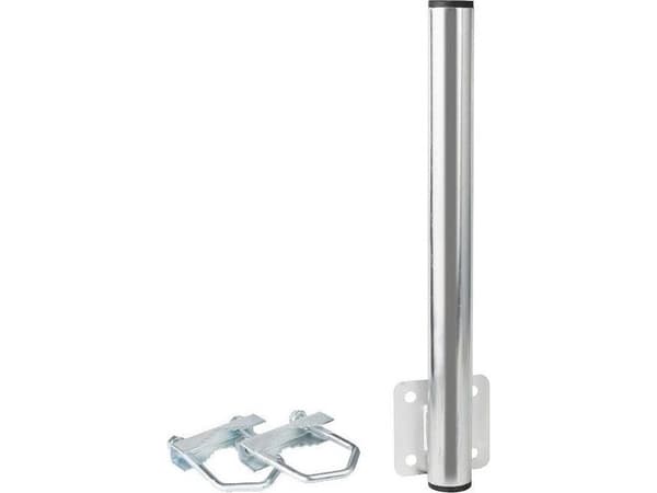 Extralink C400 BALCONY HANDLE WITH U-BOLTS M8, Rustfritt stål, Brakett, 10 kg, Stål, Generelle formål, Galvanisert belegg, Sinkbelegg