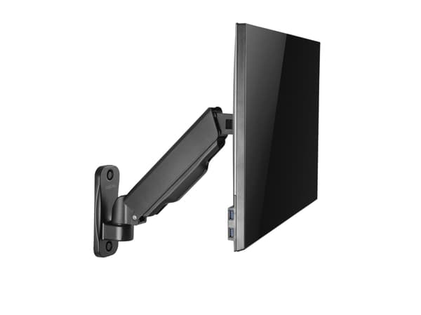 LogiLink BP0144, 9 kg, 43,2 cm (17"), 81,3 cm (32"), 100 x 100 mm, Korkeudensäätö, Musta