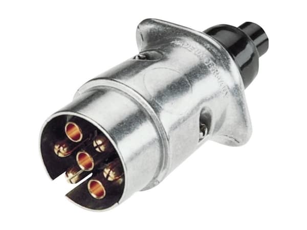 SecoRüt 20115 Anhænger stik [7-polet stikdåse - 7-polet stik] Aluminium