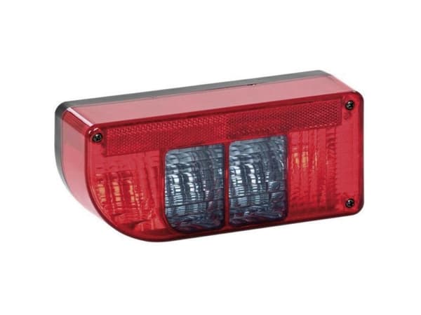 SecoRüt Trailer bakljus Blinkers, Bromsljus, Dimbakljus, Registreringsskyltbelysning, Bakljus, Benband 12 V Klart glas