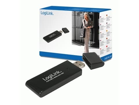 LogiLink WLAN USB 2.0 Adapter 54 MBit 802.11g, Trådlös, USB, 54 Mbit/s, Svart