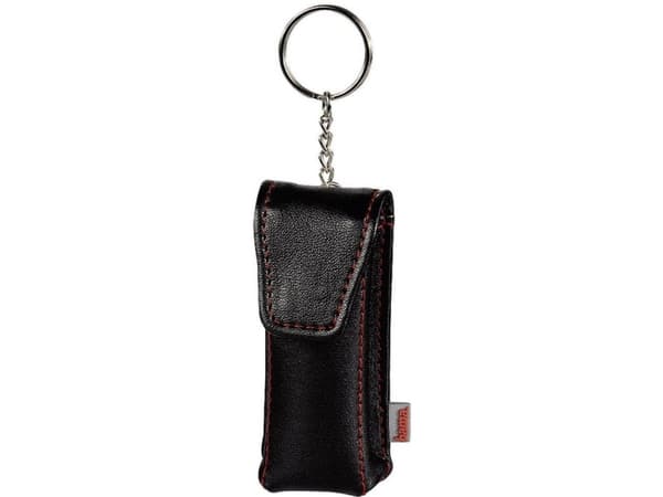 Hama USB Stick Case "Fashion", black, Konstläder, Svart, Röd, 30 mm, 20 mm, 77 mm, 1 styck