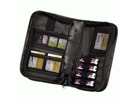 Hama 00047153, 5 kort, CF, MMC, SD, SDHC, Koskin, Sort, 120 mm, 35 mm