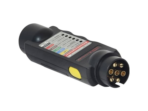 Dino Kraftpaket 130081 12v Trailer Tester 7-Pin Lighting Tester For