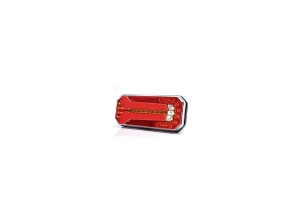 WAS LED-perävaunun takavalo vilkkuvalo, jarruvalo, takavalo, takavalo, takasumuvalo, rekisterikilven takavalo, jalkahihnat, oikea 12 V, 24 V moniväri