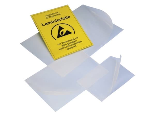 BJZ C-199 2751, Antistatisk film, Transparent, Ingen stängning, 217 mm, 304 mm, 0,1 mm