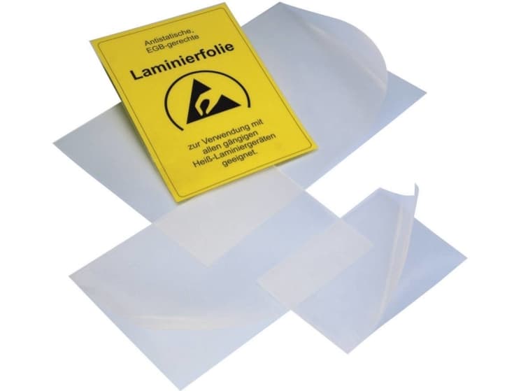 BJZ C-199 2751, Antistatisk film, Transparent, Ingen stängning, 217 mm, 304 mm, 0,1 mm