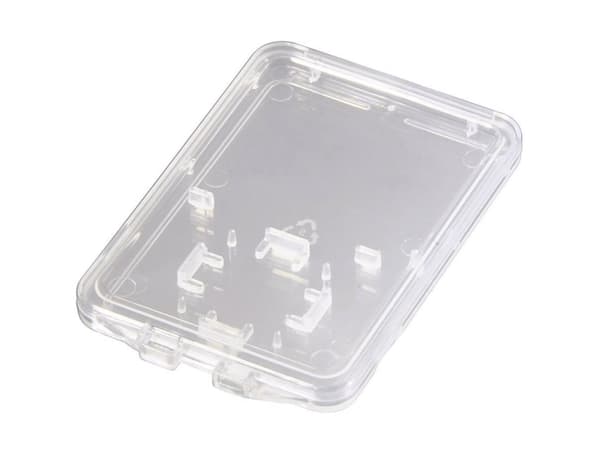 Hama SD and microSD Slim Box, 2 kort, MMC, SD, Plast, Transparent, 35 mm, 53 mm