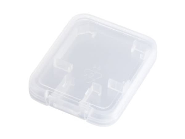 Hama SD and microSD Slim Box, 2 kort, MMC, SD, Plast, Transparent, 35 mm, 53 mm
