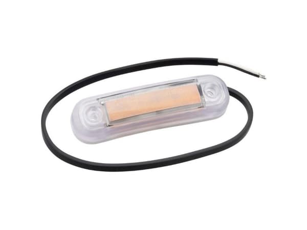 Fristom Omrids-markeringslygte Åbne kabelender Positionslys i siden 12 V, 24 V Orange Transparent