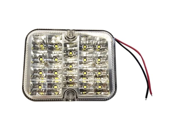 Berger & Schröter Baklys Åbne kabelender Baklys bagved 12 V Akrylglas klar Klar glas
