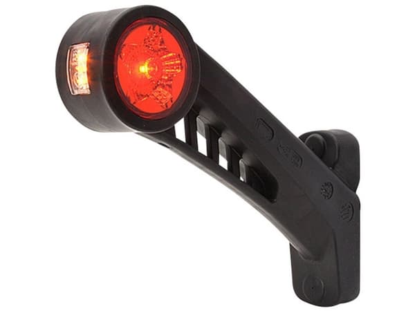 WAS Omrids-markeringslygte Åbne kabelender Positionslys benstre 12 V, 24 V Hvid, Orange, Rød