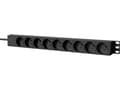 Pikkukuva 1 / 2: Caymon CAYMON PSR119FS/B 19 "power distribution unit - 9 x French sockets + rear switch Black version