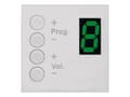 Miniatyrbild 1 av 3: Audac - Knappsats - display - LCD - kabel - vit, RAL 9010