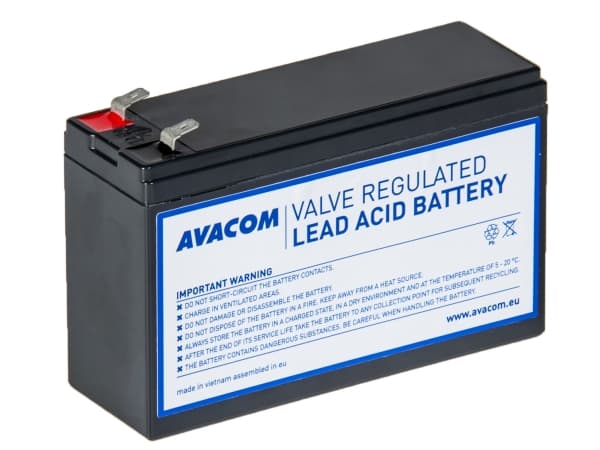 AVACOM AVA-RBC114, Forseglet blysyre (VRLA), 1 stykker, Sort, Vietnam, APC RBC114, 2 kg