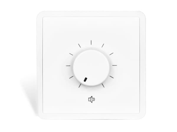 Audac VC3102 - Volumkontroll for høyttaler - hvit