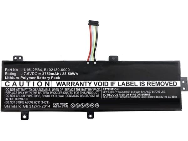 CoreParts - Batteri til bærbar PC - litiumpolymer - 3750 mAh - 28.5 Wh - svart - for Lenovo IdeaPad 310-15IKB 80TV