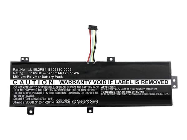 CoreParts - Batteri til bærbar PC - litiumpolymer - 3750 mAh - 28.5 Wh - svart - for Lenovo IdeaPad 310-15IKB 80TV