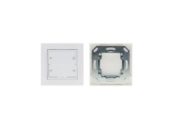 Kramer Electronics FRAME-1GP-80(W), Hvit, ABS, Metall, Konvensjonell, Kramer Electronics, Matte, 80 mm