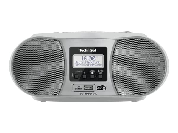 TechniSat DigitRadio 1990, Analoginen & digitaalinen, DAB+,FM, 87,5 - 108 MHz, 174 - 240 MHz, Soitin, CD