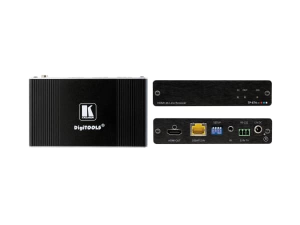 Kramer Electronics TP-874XR, 4096 x 2160 pixlar, AV-mottagare, 70 m, Kabel, Svart, HDCP
