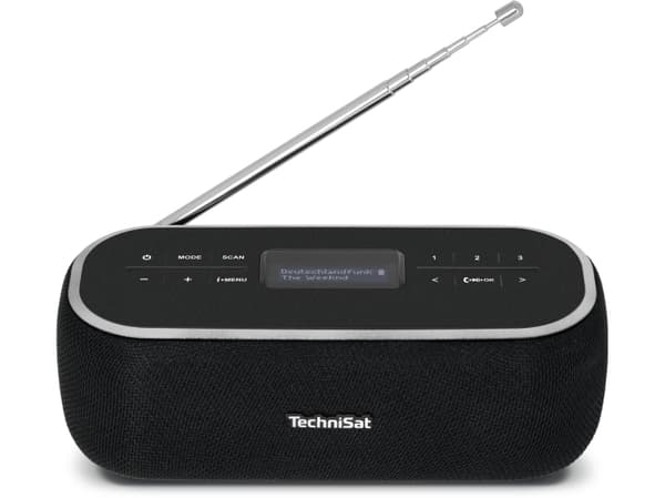 TechniSat DigitRadio BT1 - Bärbar DAB-radio - 6 Watt - svart