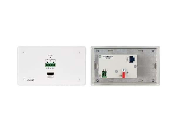 Kramer Electronics WP-789R/EU-80/86(W), AV-vastaanotin, 70 m, Langallinen, Musta, HDCP