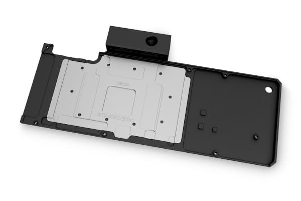 EK Water Blocks 3831109843567, Bakre platta, Acetal, Koppar, Polyoximetylen (POM), Svart, Grå, 1/4", Grafikkort, EVGA GeForce RTX 3080, 3090 XC3