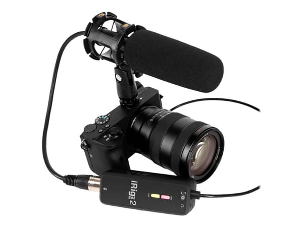 IK Multimedia iRig Pre 2 - Adapter for mikrofongrensesnitt for mikrofon, mobiltelefon, nettbrett
