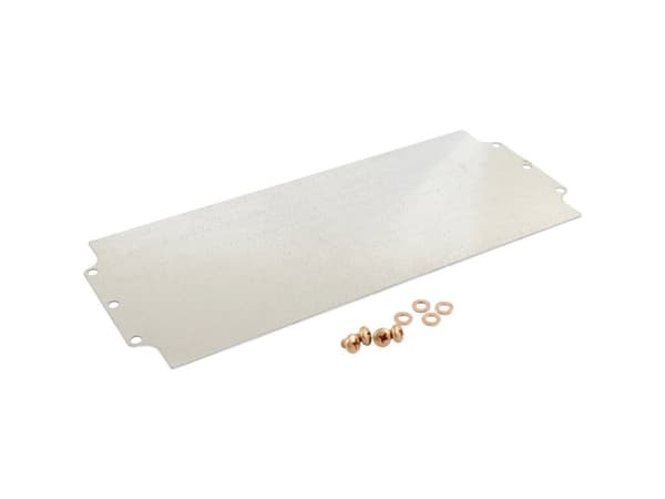 Hammond Elektroniikka Aukko Teräs Hopea (L x S x K) 344 x 144 x 2,10 mm 1 kpl