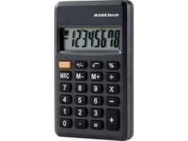BASETech RF-4504966, Ficka, Display, 8 siffror, 1 linjer, Batteri, Svart