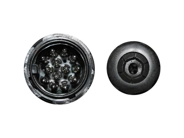 TFA Stecker 88004 Perävaunun liitin [ - 13-nastainen liitin] Muovi