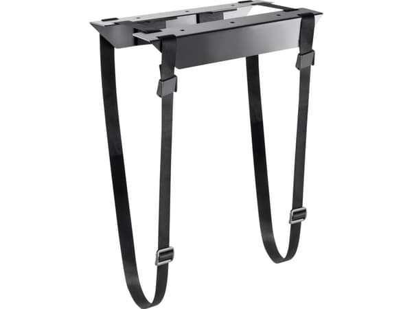 SpeaKa Professional SP-PCH-100 SP-9330268 PC-holder Underbord, Skruefastgørelse Sort Tilladt belastning til vægt: 10 kg