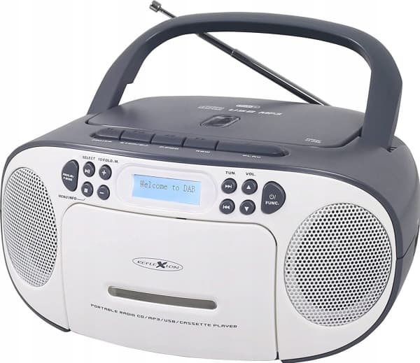 CD-radio Reflexion Reflexion Reflexion DAB+, DAB, FM Hvid, Grå