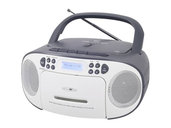 CD-radio Reflexion Reflexion Reflexion DAB+, DAB, FM Hvid, Grå