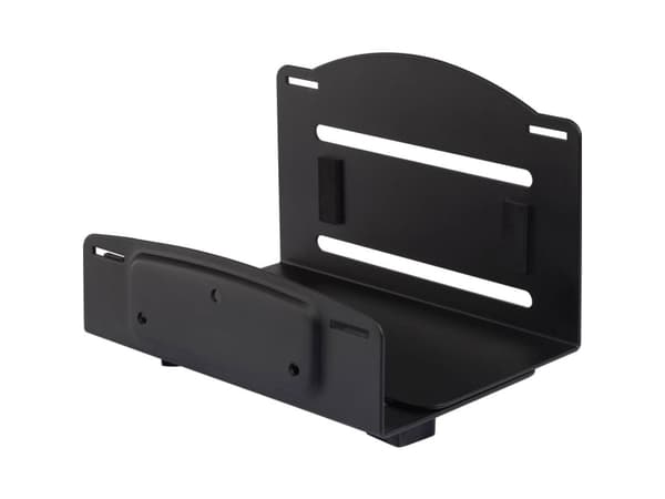 SpeaKa Professional CPB-2 SP-7571908 PC-holder Hængende på væggen Sort Tilladt belastning til vægt: 10 kg