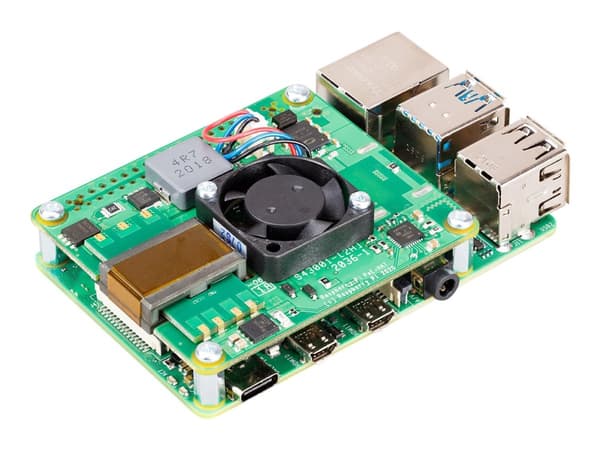 Raspberry Pi PoE+ HAT - Lisälevy - Raspberry Pi 3 Model B+, 4 Model B -malleihin
